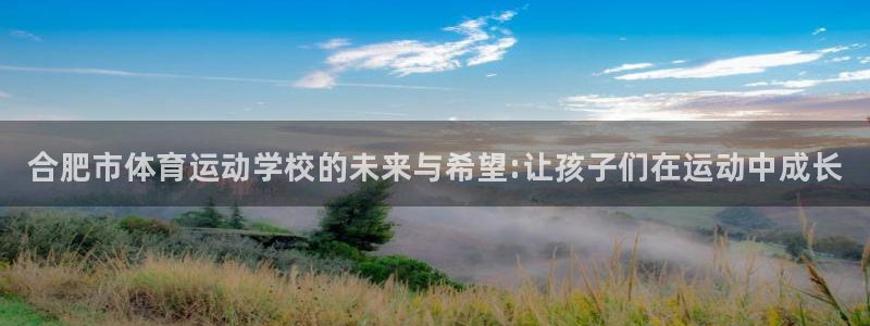 米兰体育官网下载招商：合肥市体育运动学校的未来与希望:让孩子