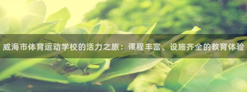 米兰体育官方正版app集团logo：威海市体育运动学